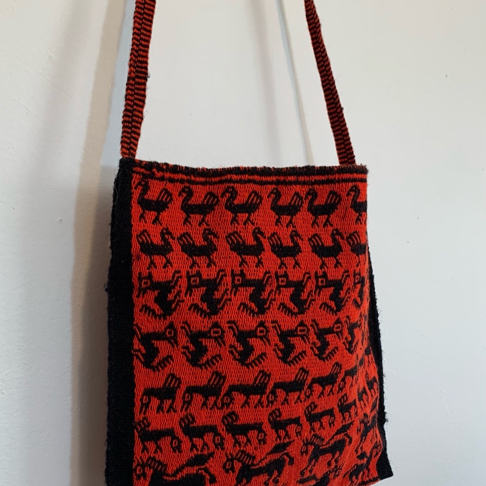 Bolivian Woven Pegasus Small Crossbody Bag - Picture 4 of 8